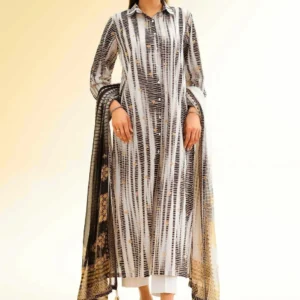 Stylish Printed Lawn Suit for Women - 2 Pcs Shirt and Trouser Set